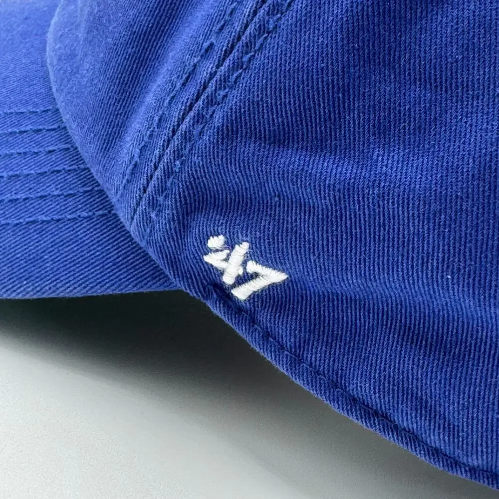 Durham Bulls 47 Brand Franchise Fitted Baseball Hat Cap Medium Blue Orange
